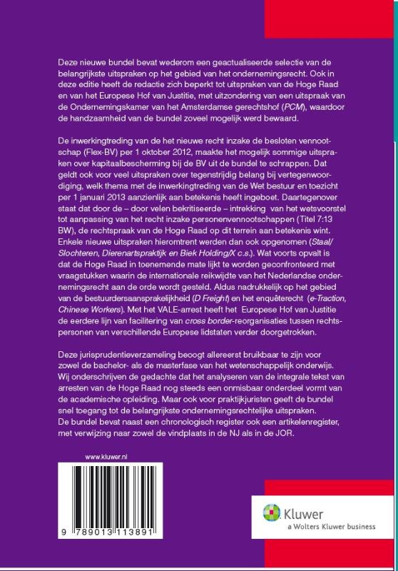 Achterkant van editie 2013