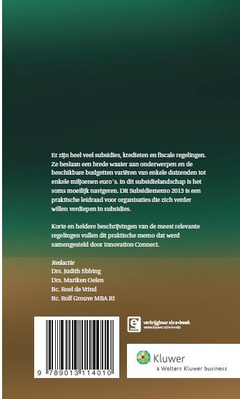 Achterkant van 2013