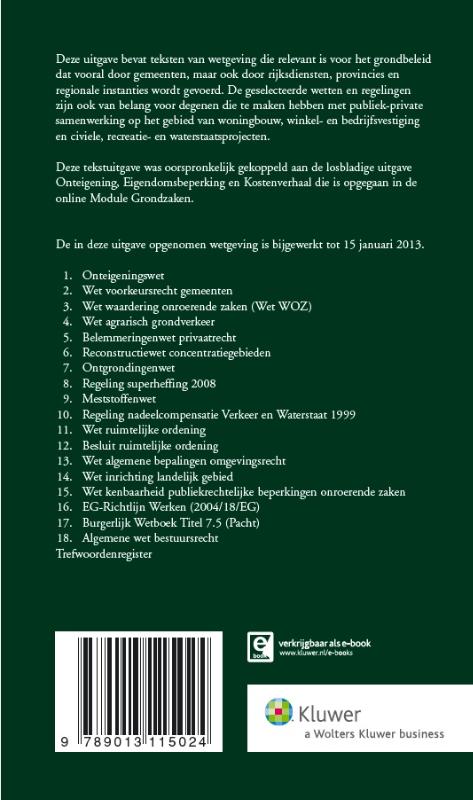 Achterkant van 2013