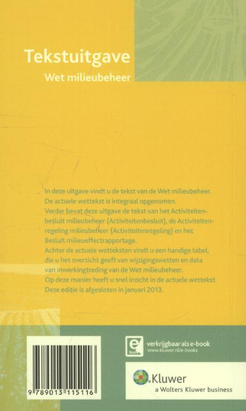Achterkant van 2013