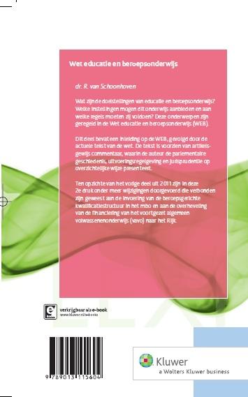 Achterkant van Wet educatie en beroepsonderwijs