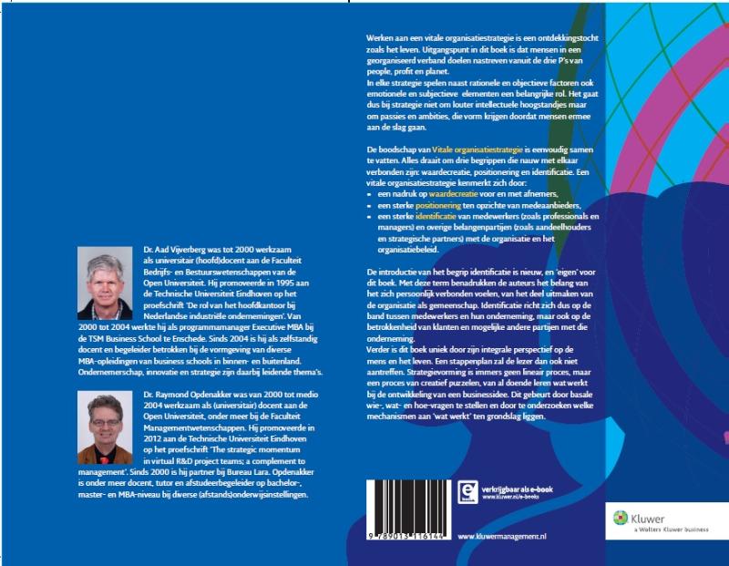 Achterkant van Vitale organisatiestrategie