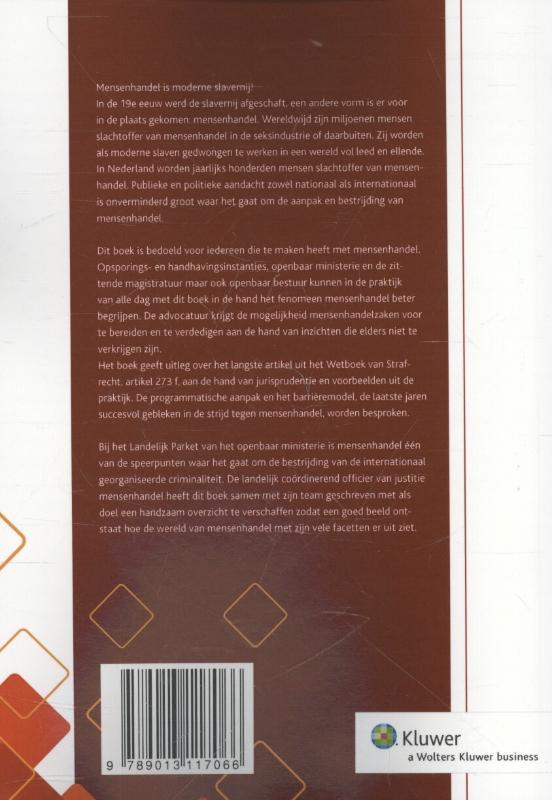Achterkant van Mensenhandel
