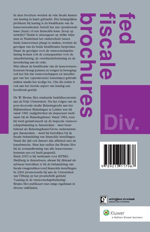 Achterkant van Leasing