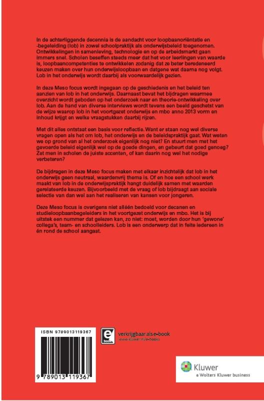 Achterkant van LOB in het voortgezet onderwijs en mbo