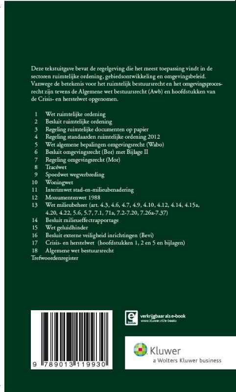 Achterkant van 2013/2