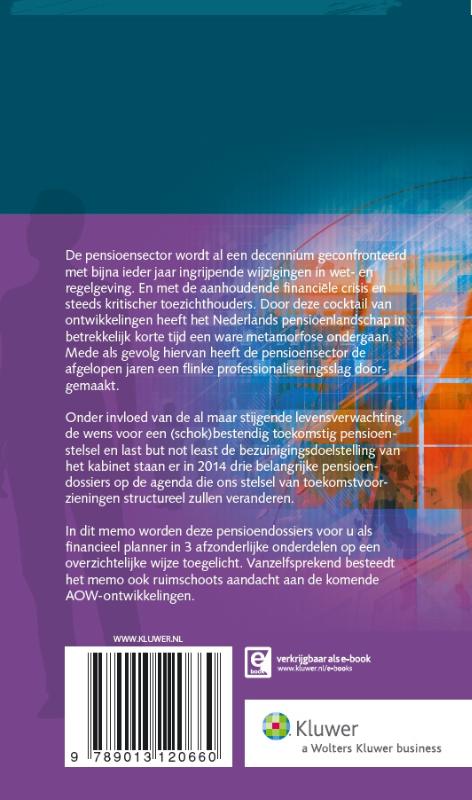 Achterkant van AOW, pensioen en lijfrente