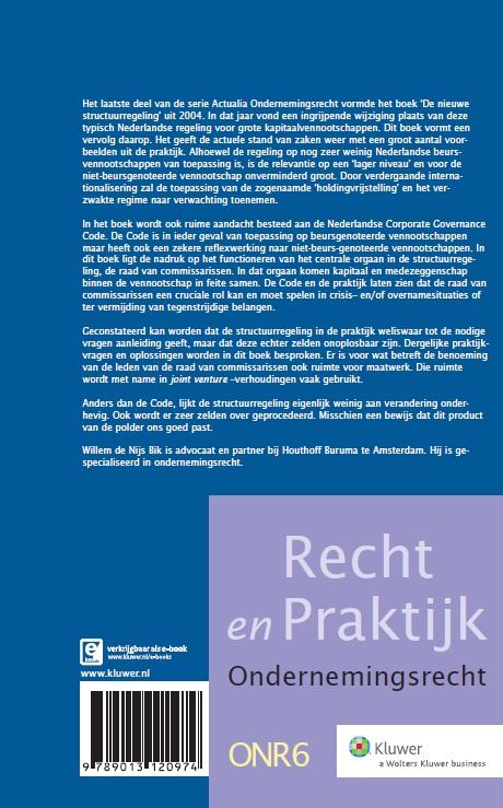 Achterkant van De structuurvennootschap
