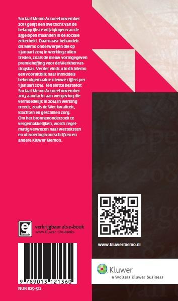 Achterkant van Sociaal Memo Actueel