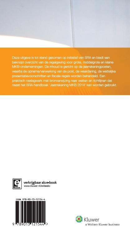 Achterkant van Jaarrekening MKB Checklist