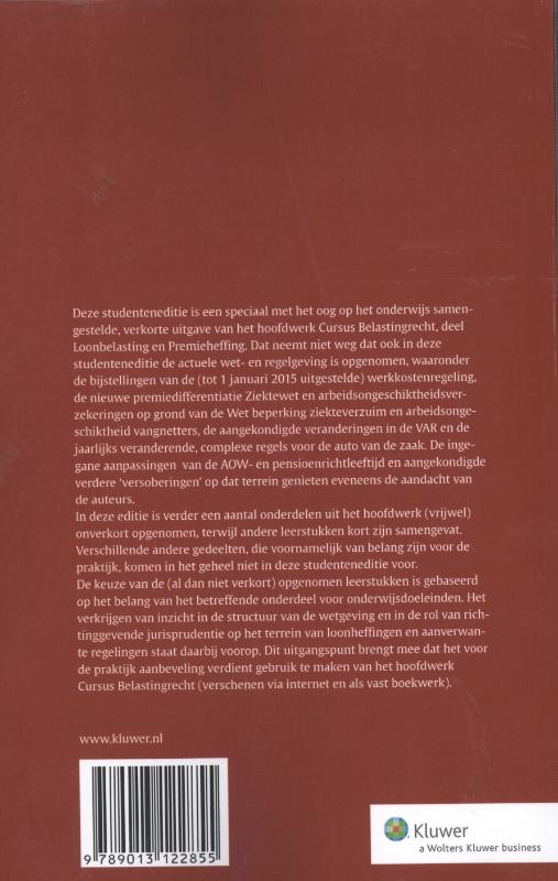 Achterkant van Studenteneditie