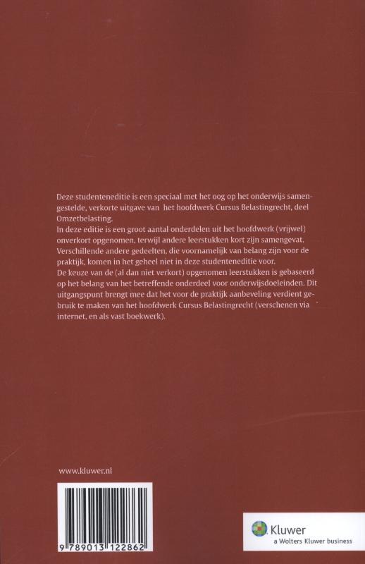 Achterkant van Studenteneditie