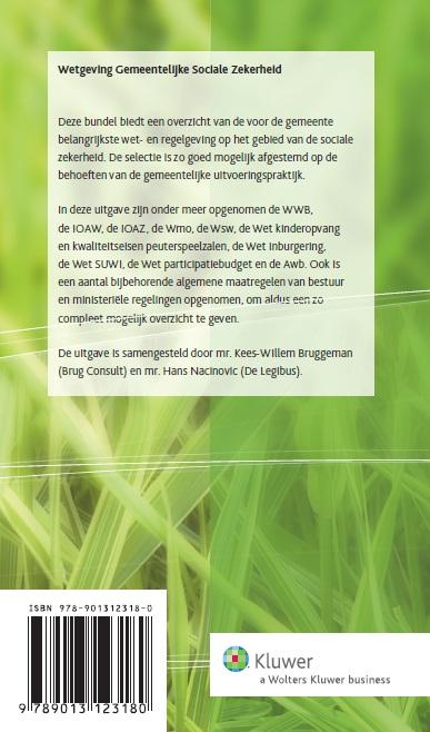 Achterkant van Wetgeving gemeentelijke sociale zekerheid