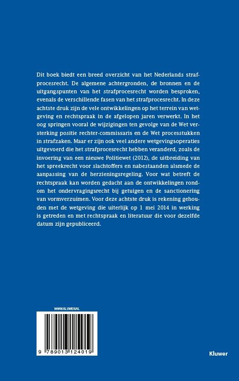 Achterkant van Het Nederlands strafprocesrecht