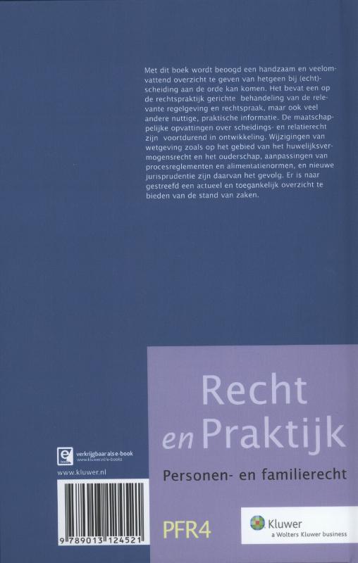 Achterkant van Handleiding bij scheiding