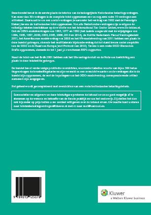 Achterkant van Teksten internationaal belastingrecht