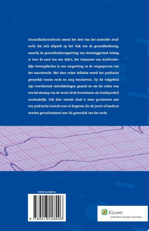 Achterkant van Gezondheidsstrafrecht