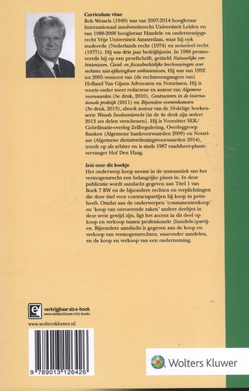 Achterkant van Koop: algemeen