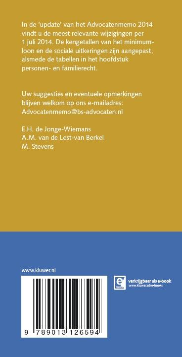 Achterkant van 2014