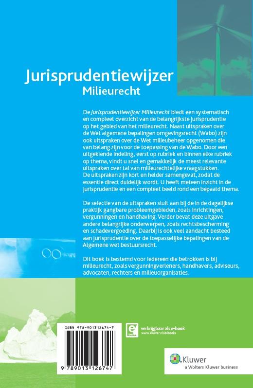 Achterkant van Milieurecht 2014/2015