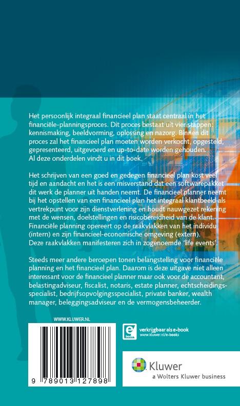 Achterkant van Memo financiële planning - het financieel plan