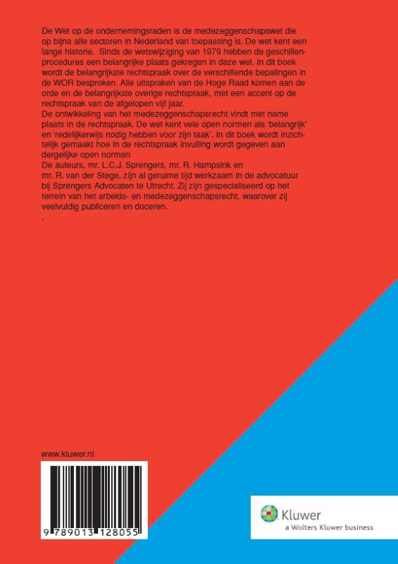 Achterkant van Rechtspraak wet op de ondernemingsraden