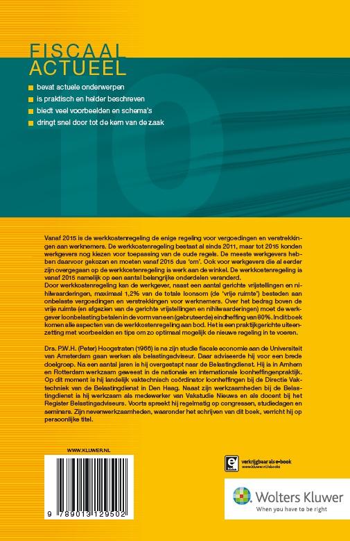 Achterkant van Werkkostenregeling