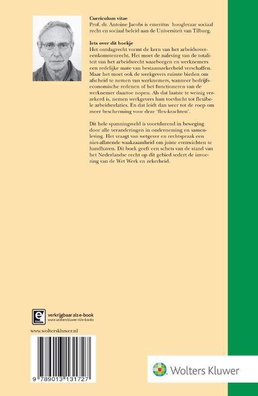 Achterkant van losdelig handboek