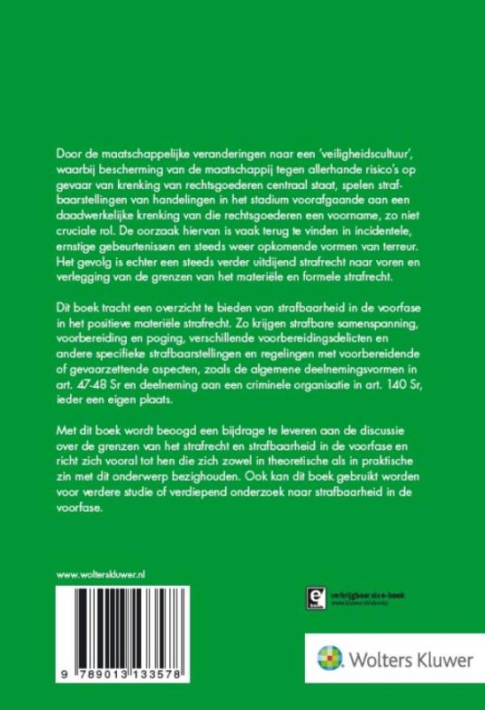 Achterkant van Strafbaarheid in de voorfase
