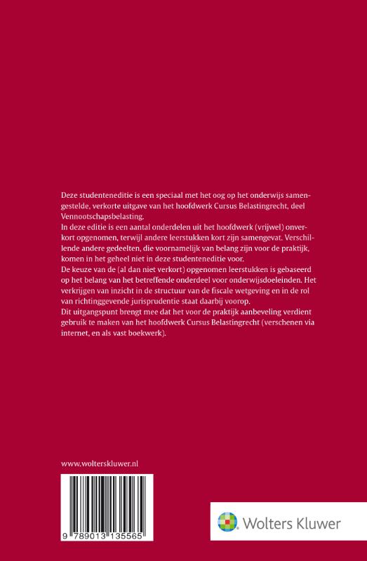 Achterkant van studenteneditie 2016-2017