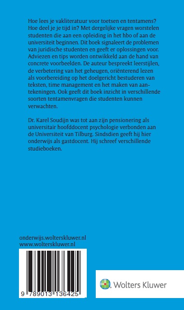 Achterkant van Studiezaken
