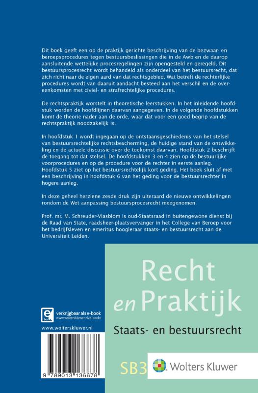 Achterkant van Rechtsbescherming en bestuurlijke voorprocedure