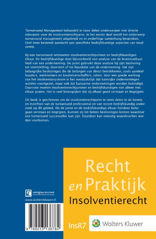 Achterkant van Turnaround management