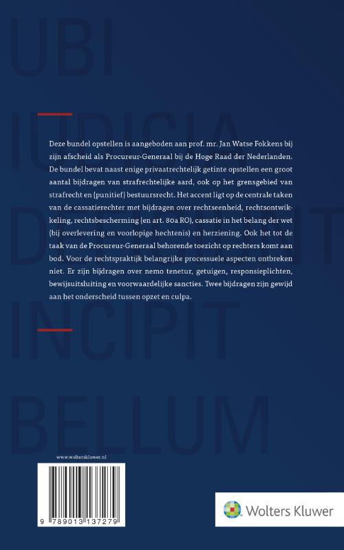 Achterkant van Gehoord de procureur-generaal
