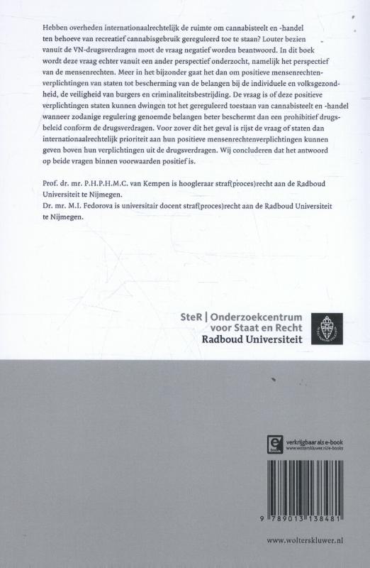 Achterkant van Internationaal recht en cannabis II