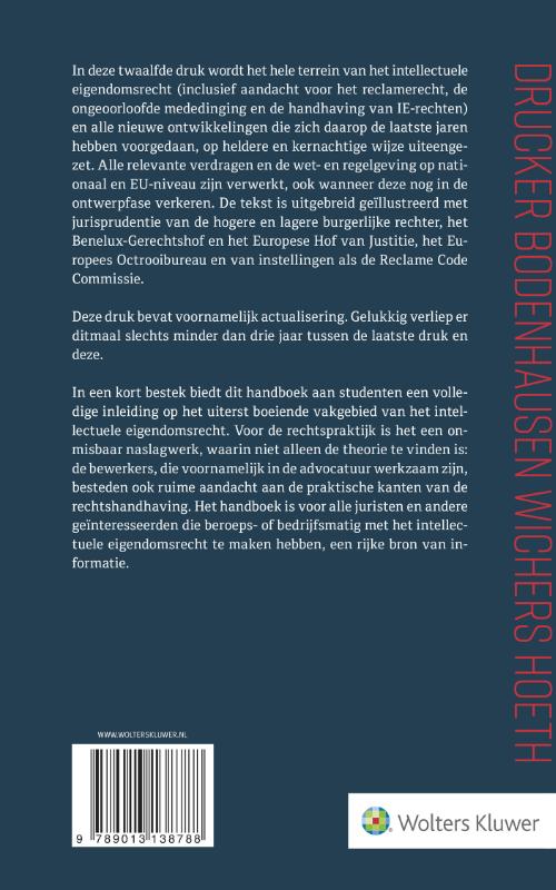 Achterkant van Kort begrip van het intellectuele eigendomsrecht