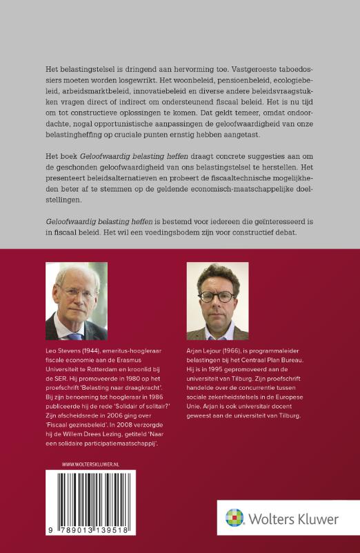 Achterkant van Geloofwaardig belasting heffen