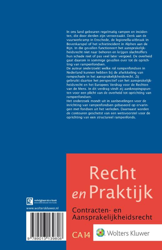 Achterkant van Het rampenfonds