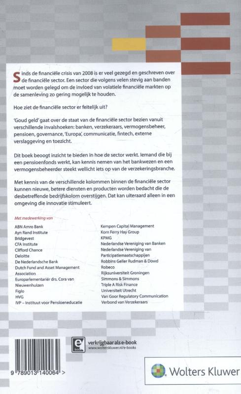 Achterkant van Goud geld
