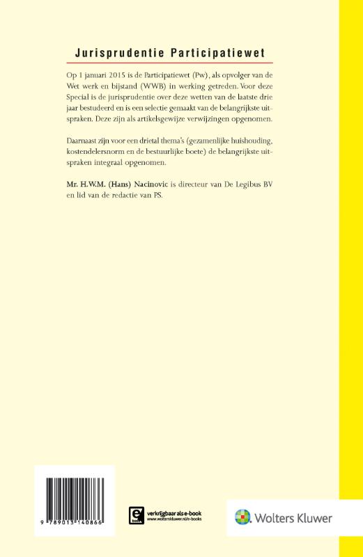 Achterkant van Jurisprudentie Participatiewet