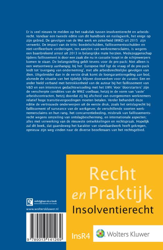 Achterkant van Arbeidsovereenkomst en insolventierecht