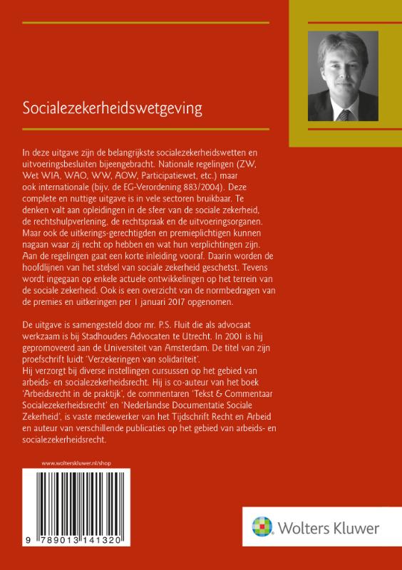 Achterkant van Socialezekerheidswetgeving 2017