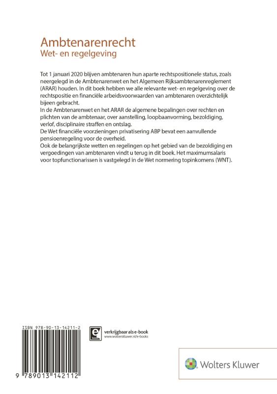 Achterkant van Ambtenarenrecht