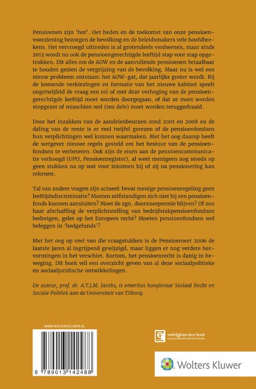 Achterkant van Pensioenrecht