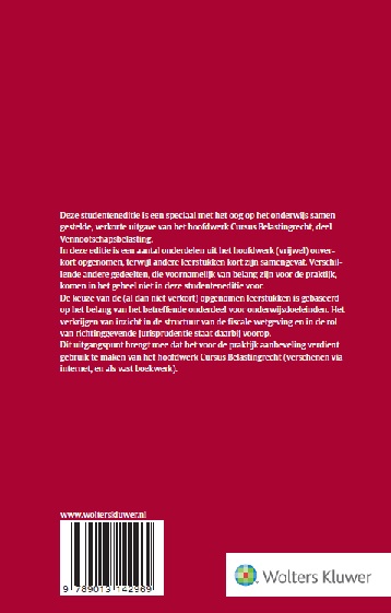 Achterkant van Studenteneditie 2017-2018