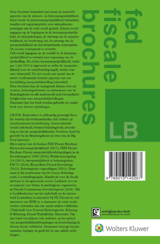 Achterkant van Keten- en inlenersaan-sprakelijkheid