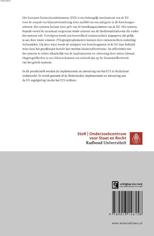 Achterkant van Verhandelbare emissierechten in broeikasgassen