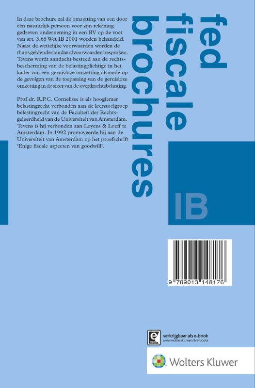 Achterkant van Geruisloze omzetting
