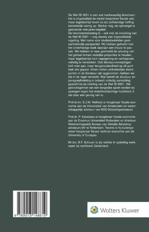 Achterkant van Inkomstenbelasting
