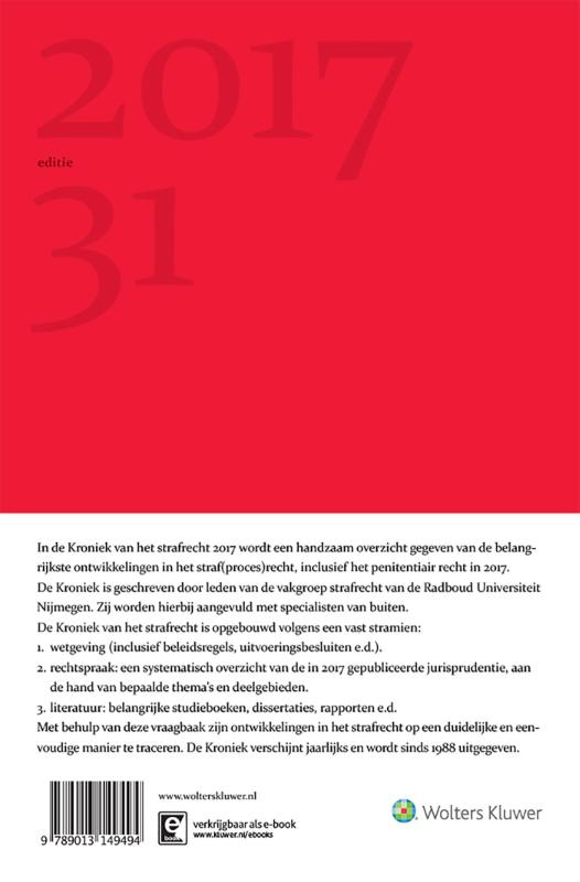 Achterkant van 2017